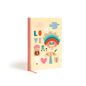Rainbow Girl - Softcover Notebook