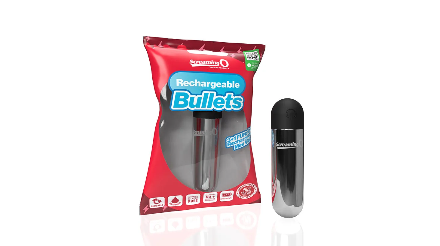 Rechargeable Bullet - Silver