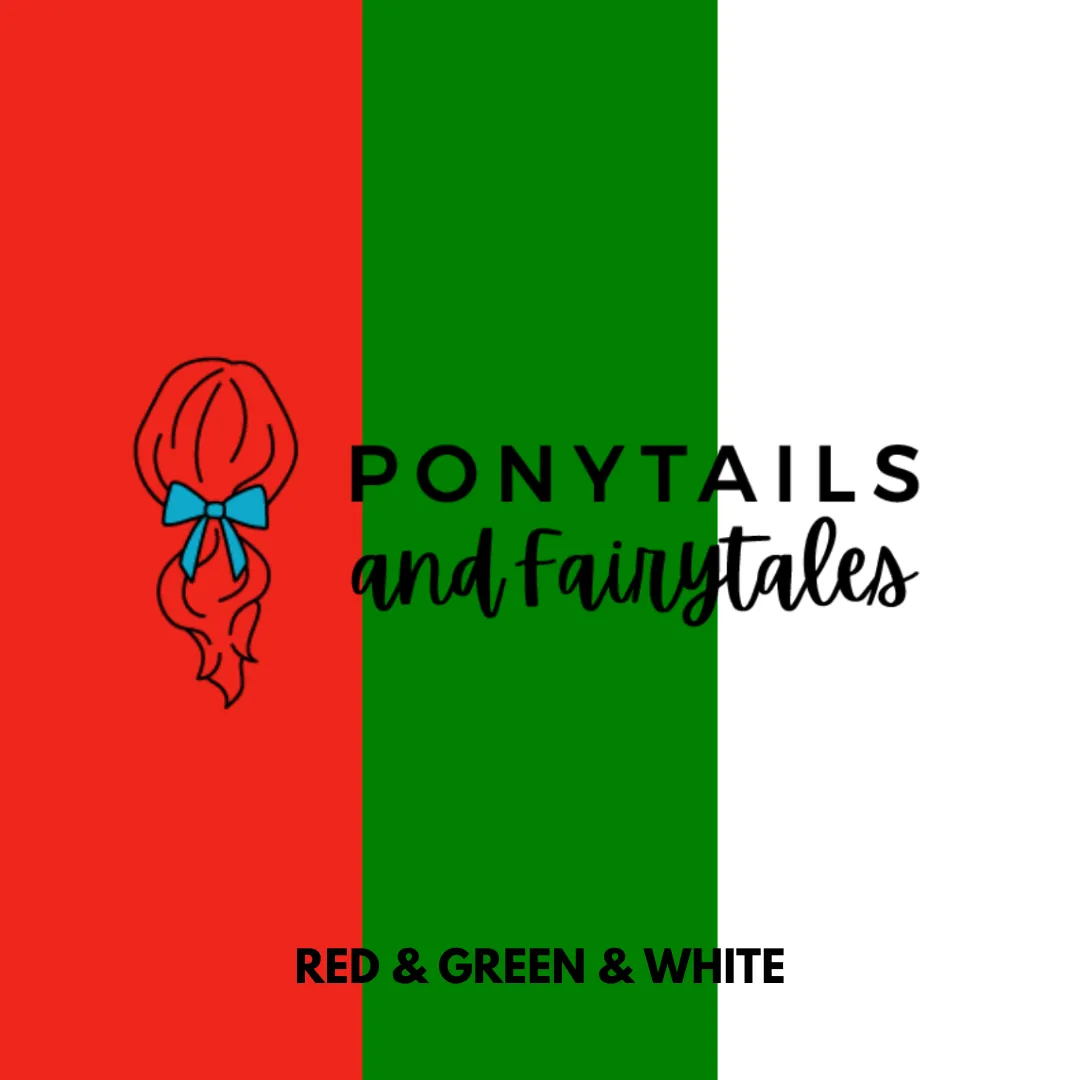 Red & Green & White Hair Accessories