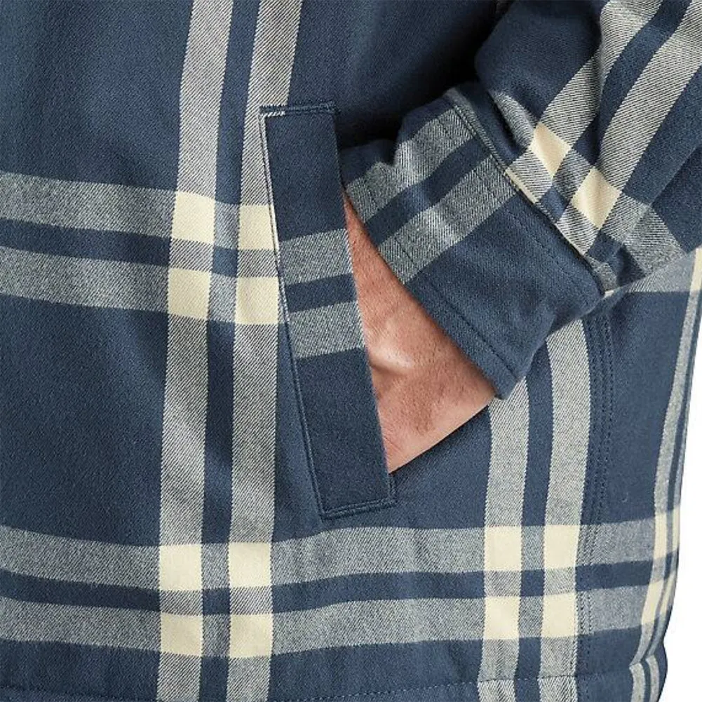 Relaxed Fit Flannel Sherpa-Lined Shirt Jac - 106354