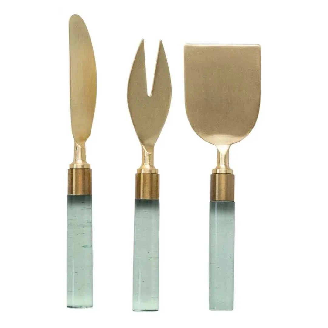 Resin Handles Cheese Knife Set