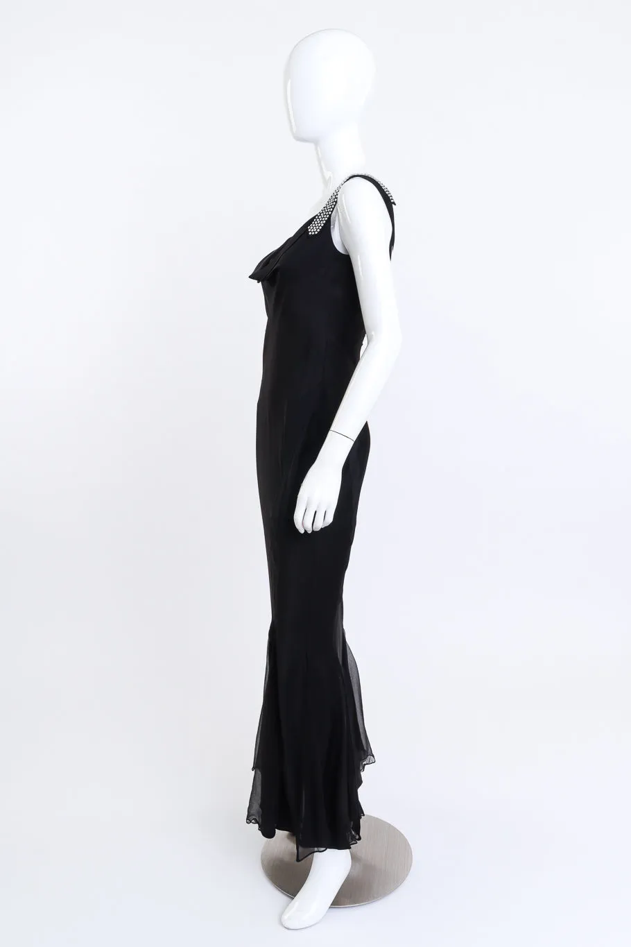 Rhinestone Racerback Maxi Dress