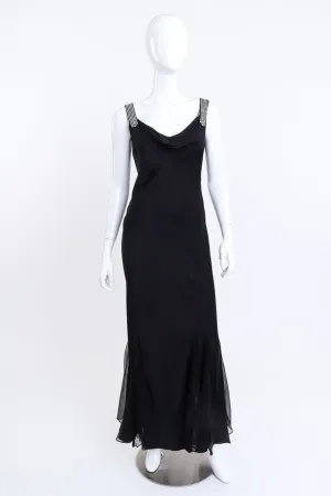 Rhinestone Racerback Maxi Dress