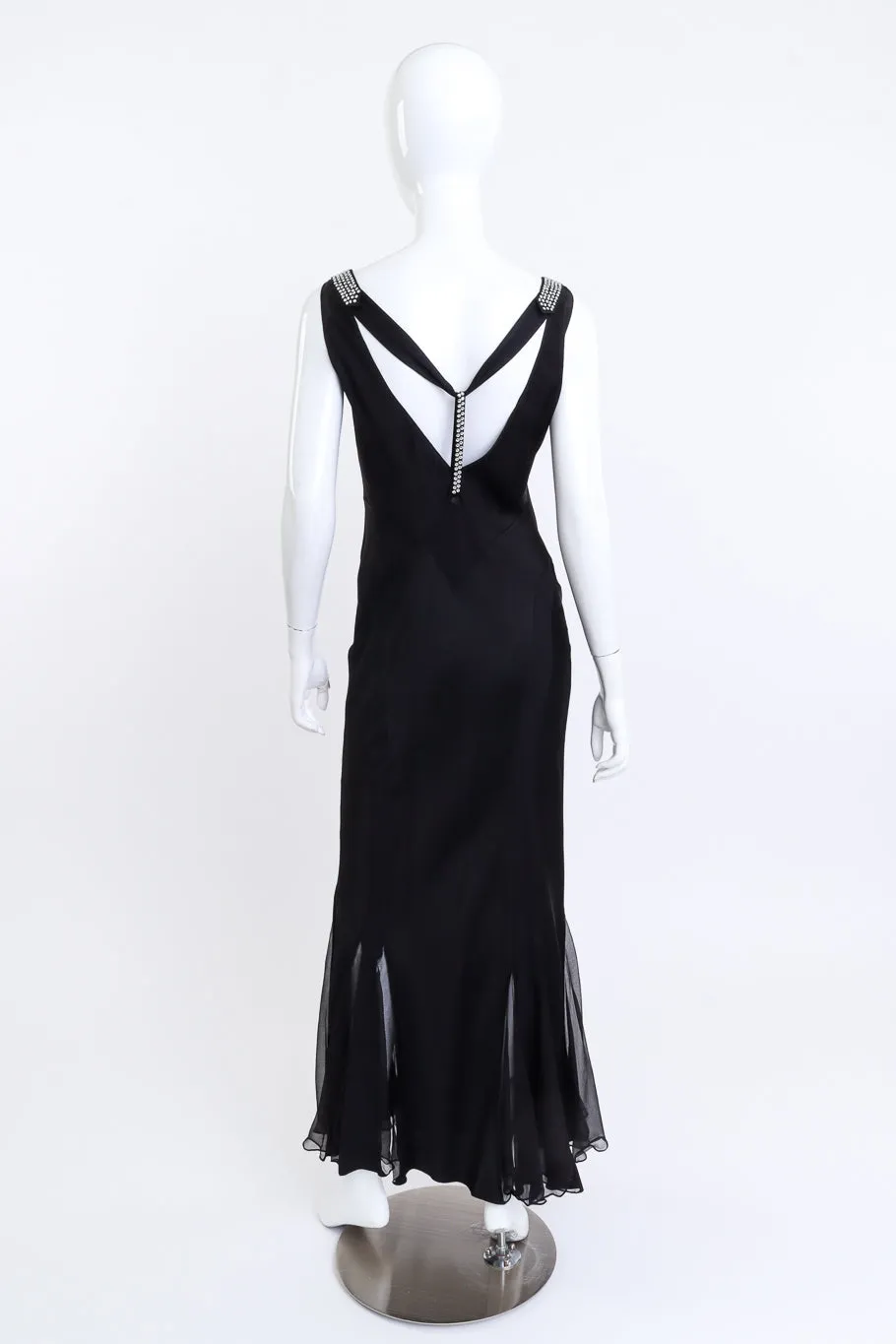 Rhinestone Racerback Maxi Dress