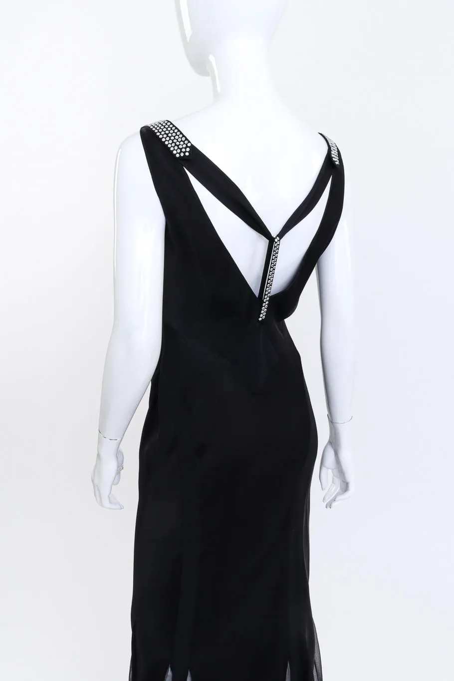Rhinestone Racerback Maxi Dress