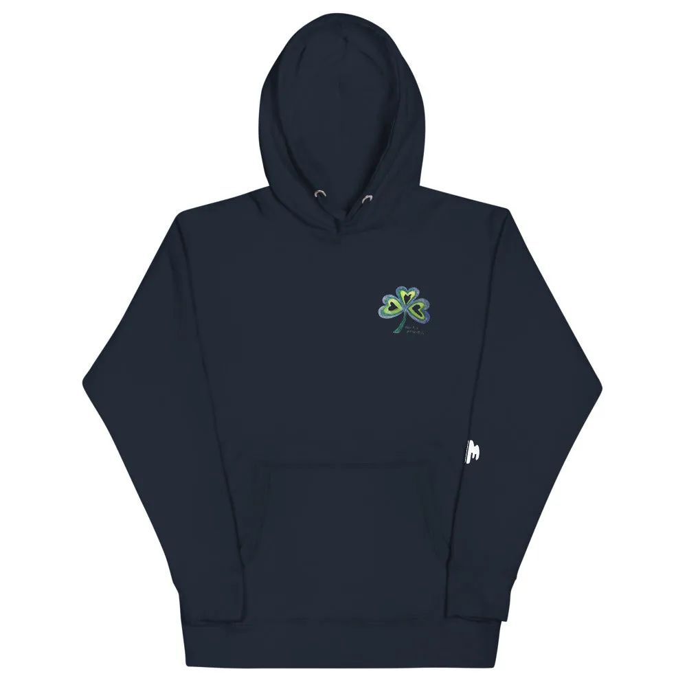 Rosie's Shamrock Hoodie (Navy)