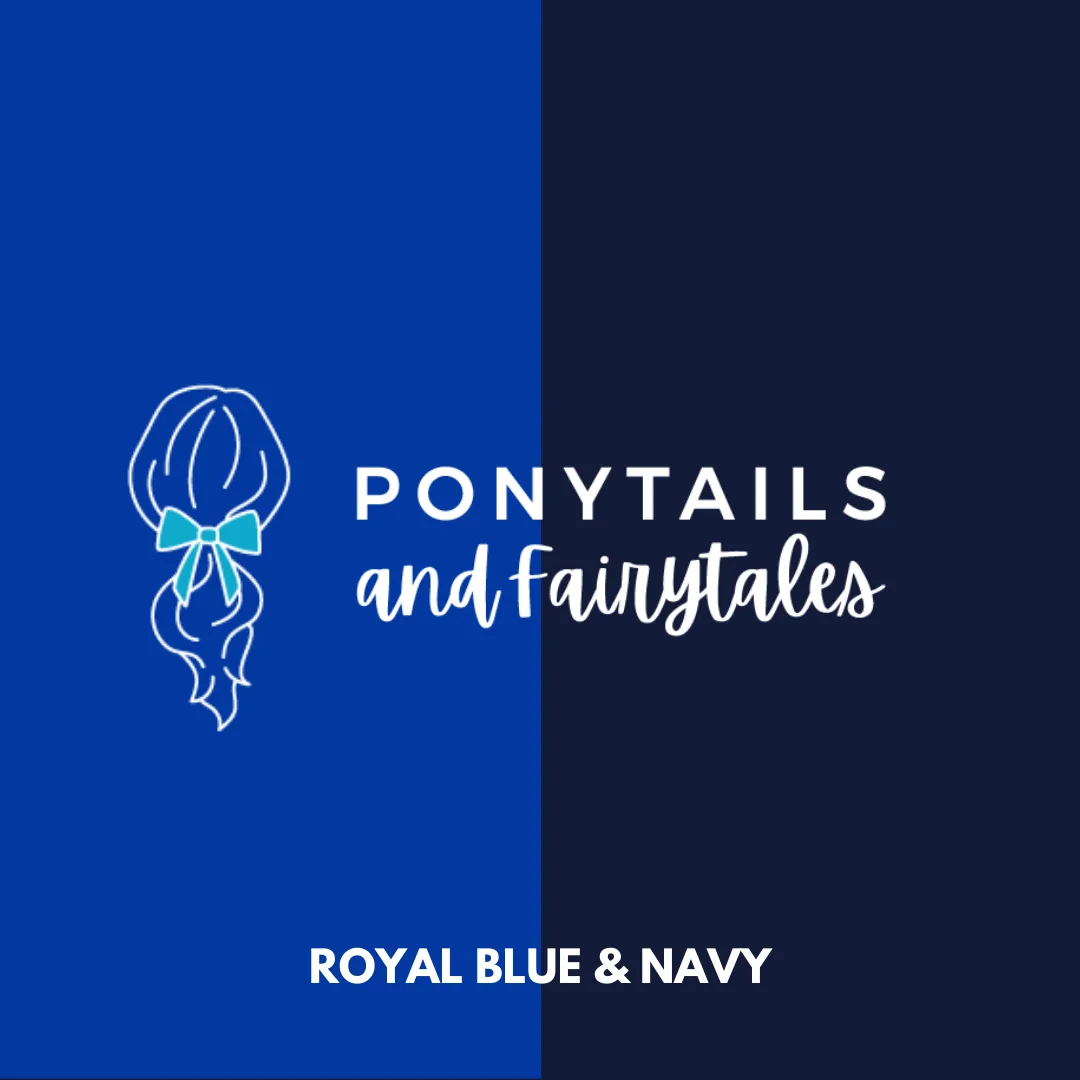 Royal Blue & Navy Hair Accessories