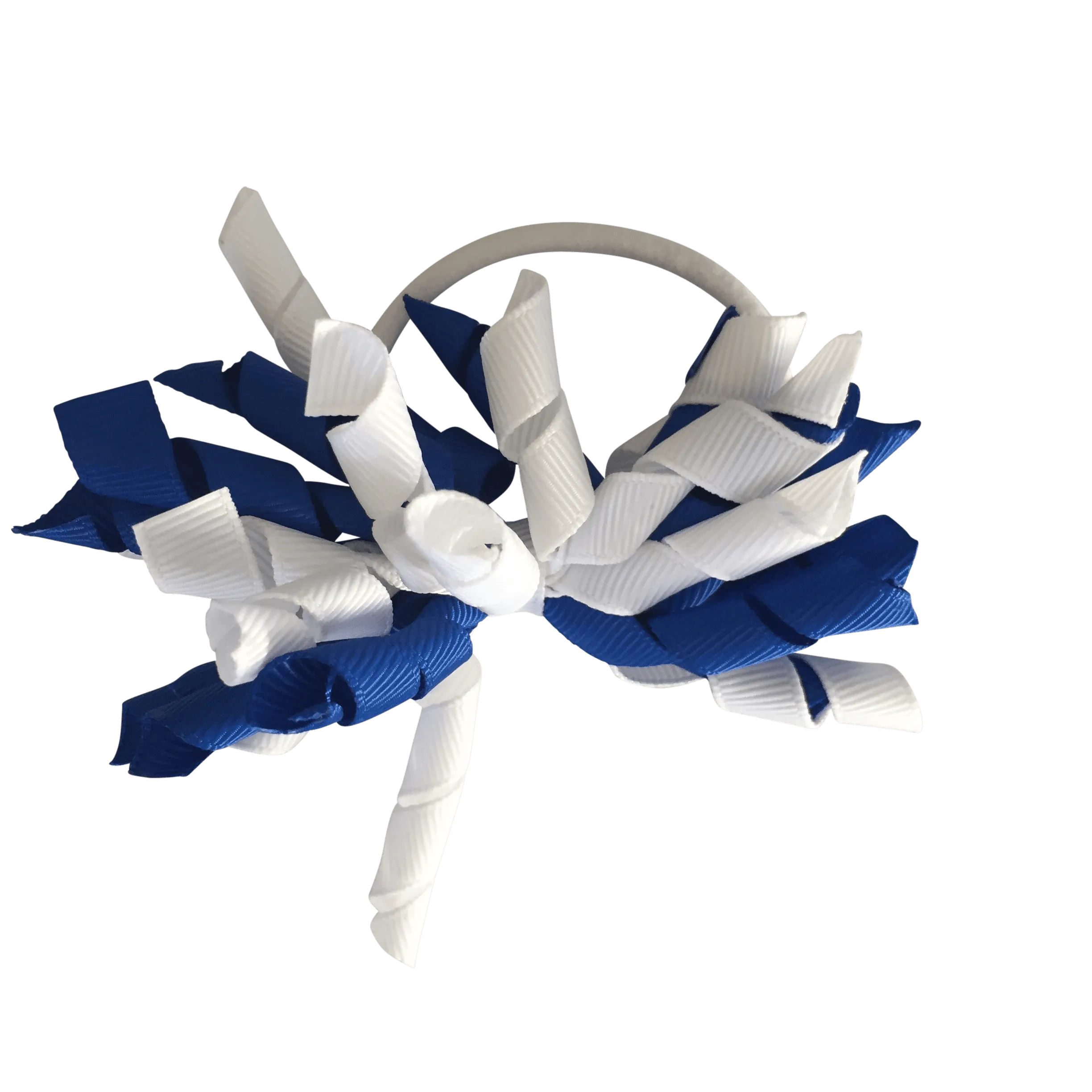 Royal Blue & White Hair Accessories