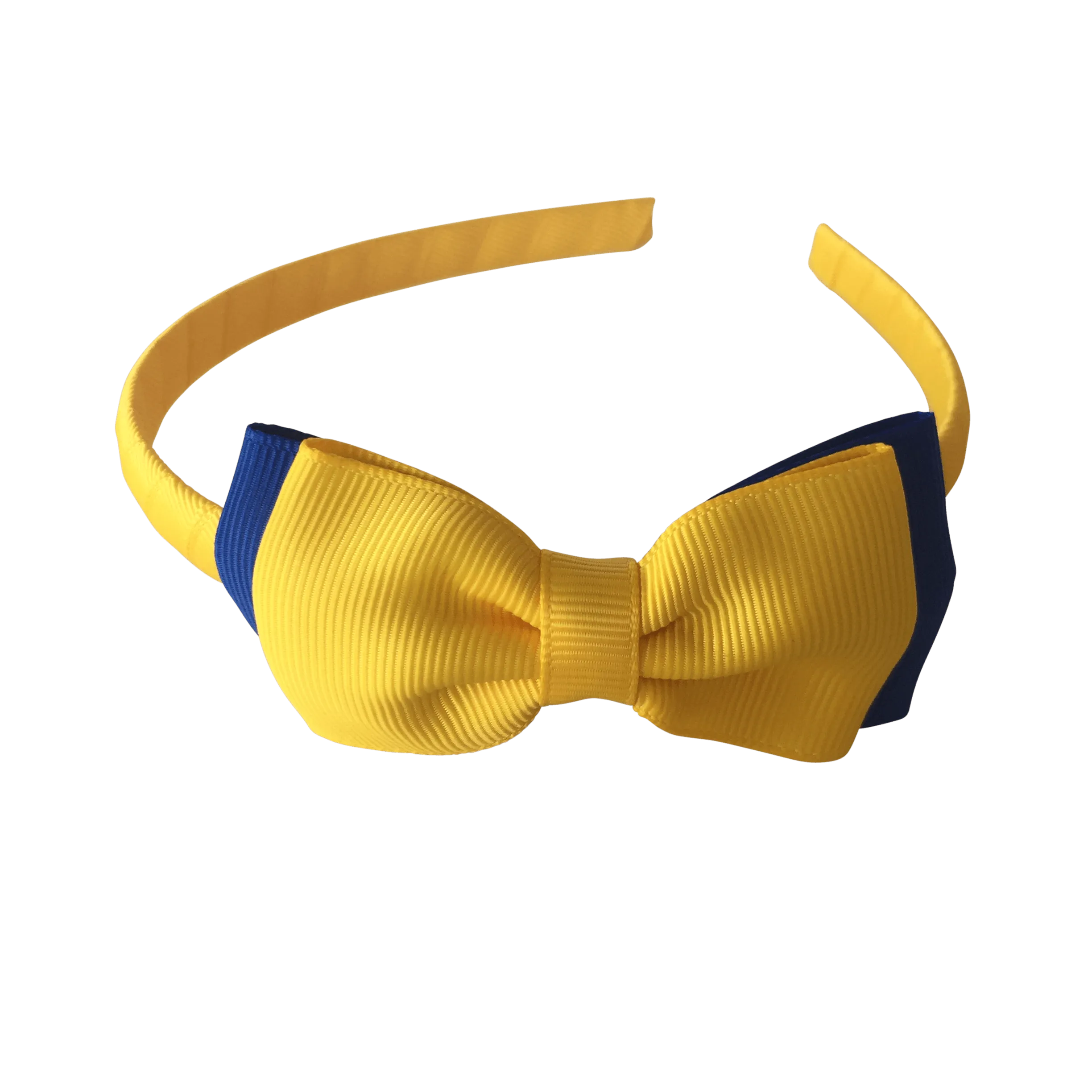 Royal Blue & Yellow Hair Accessories