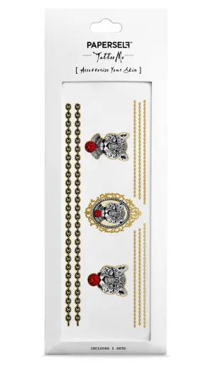 Ruby the Leopard Temporary Tattoo