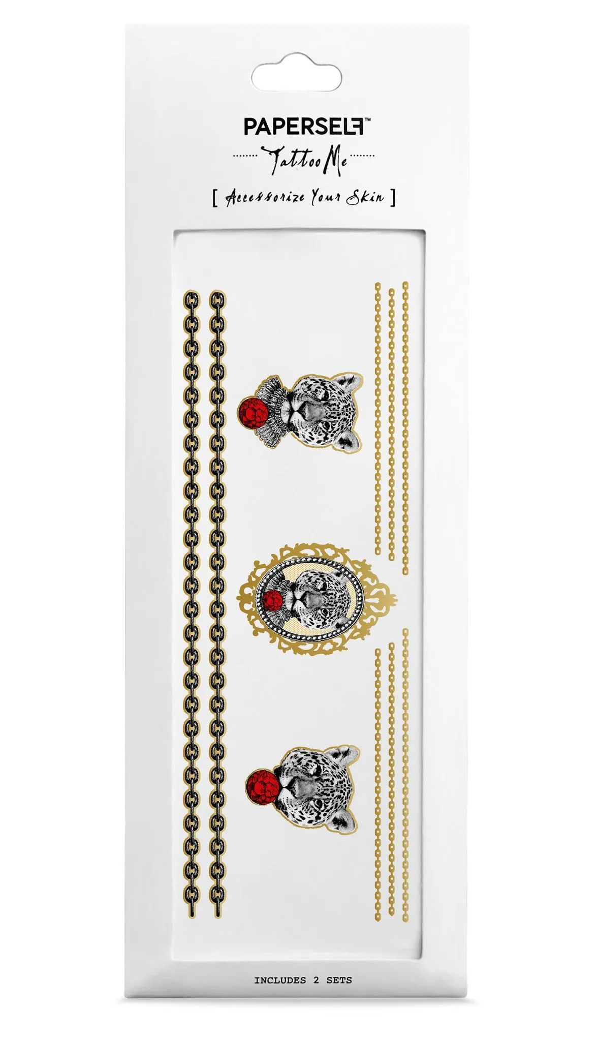Ruby the Leopard Temporary Tattoo