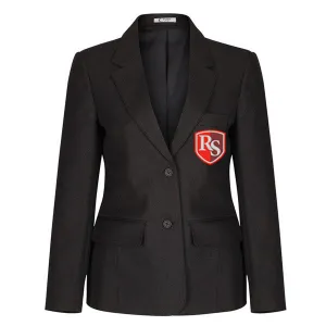 Rudheath Academy Girls Blazer Black (With Red Trim)