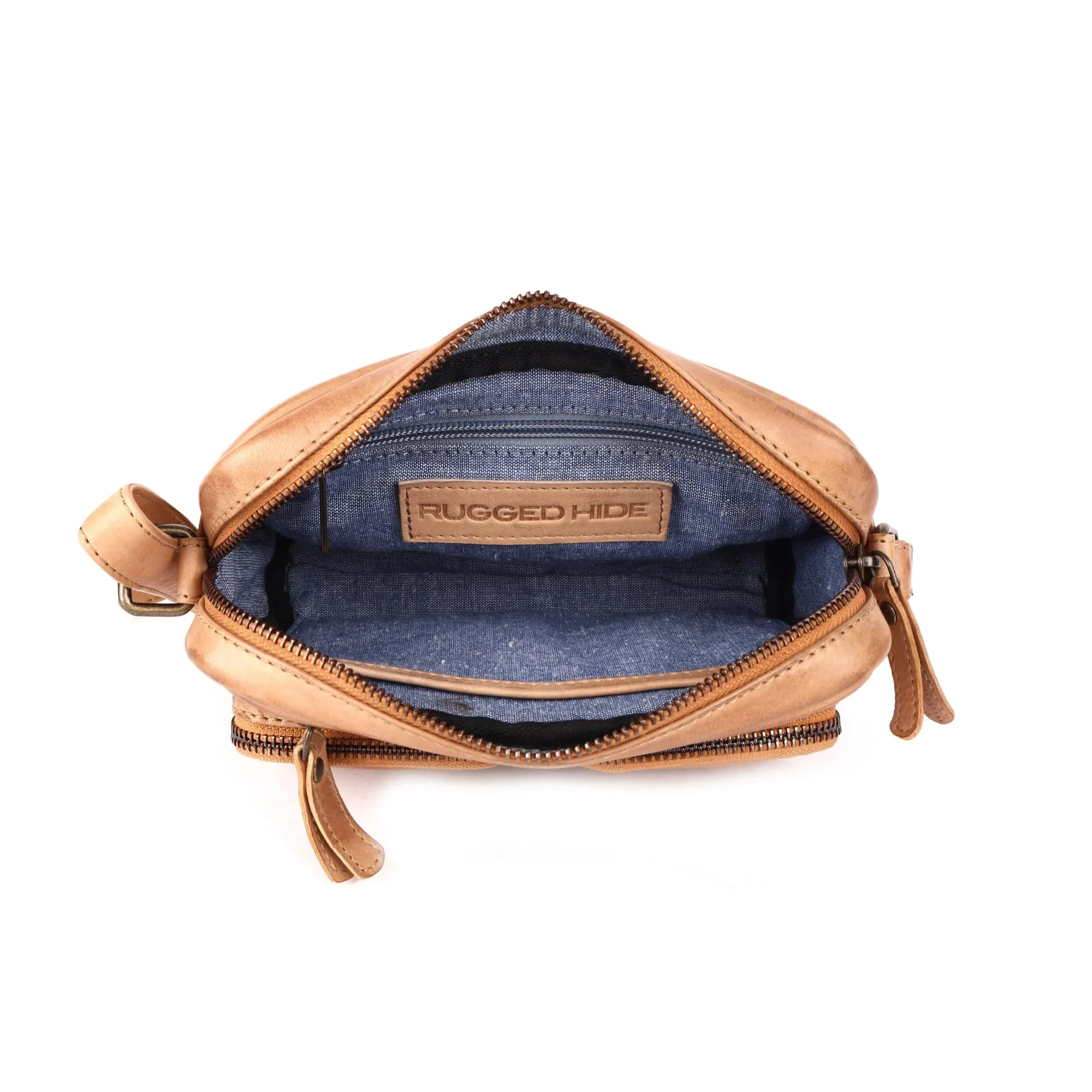 RUGGED HIDE BURNIE CROSS BODY BAG
