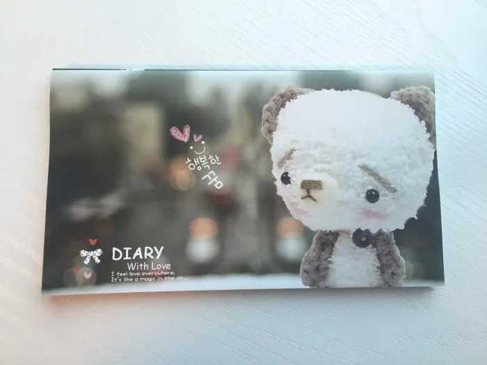 Sad Teddy Bear Daily Planner Scheduler - Undated Journal
