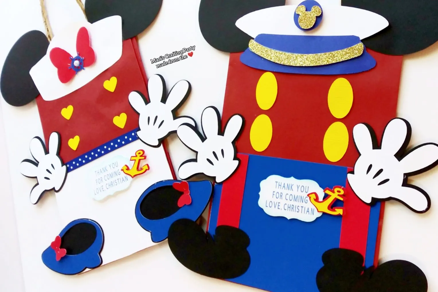 Sailor Mickey Mouse Party Bags set / 10 pcs.