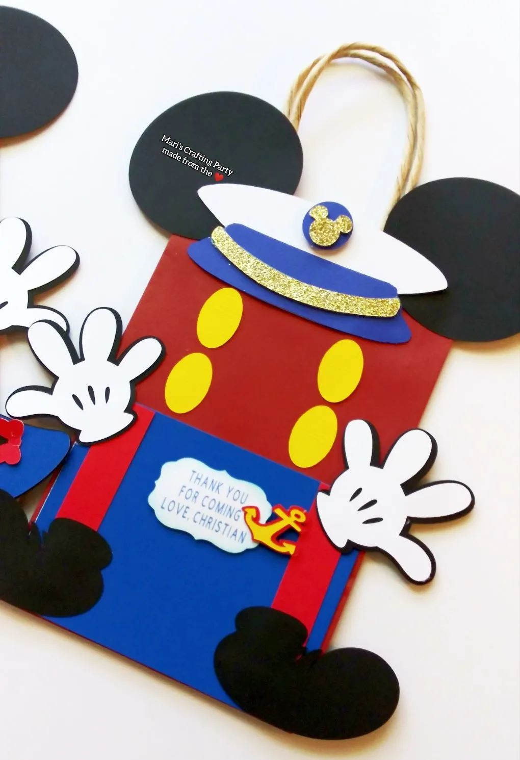 Sailor Mickey Mouse Party Bags set / 10 pcs.