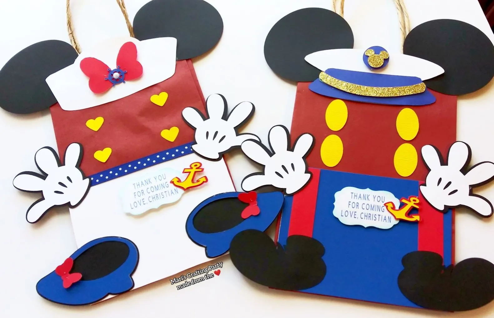 Sailor Mickey Mouse Party Bags set / 10 pcs.