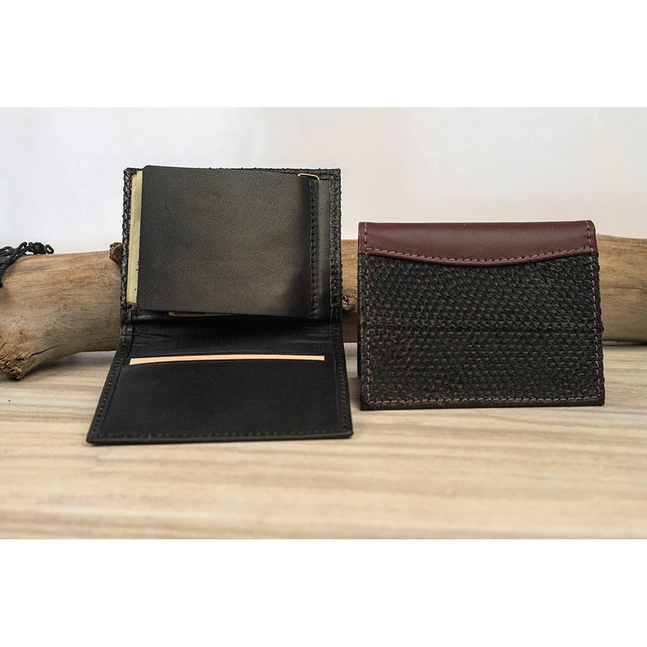 Salmon Leather Deluxe Money Clip