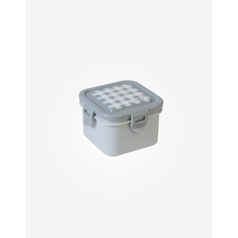 Saro Baby Lunch Box Container - Gray Check