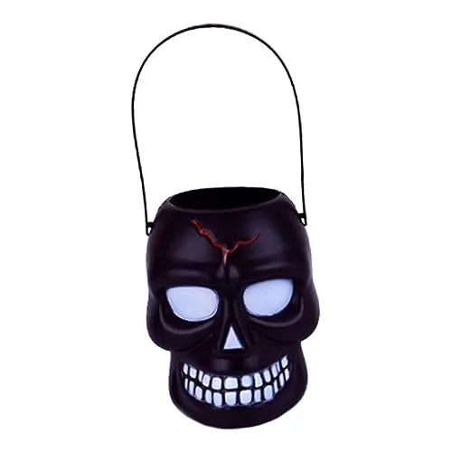 SAZ DEKOR Halloween Candy Bucket Trick or Treat Basket Kids Halloween Party Decoration