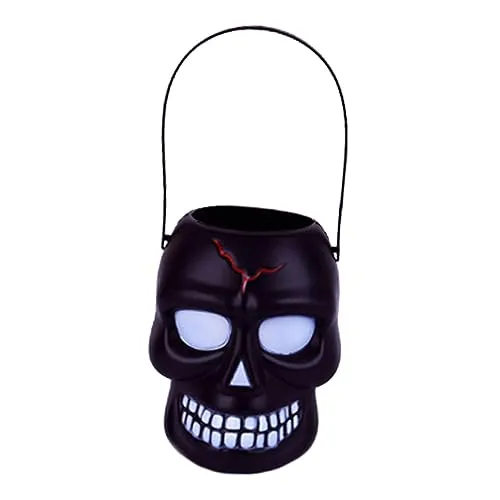 SAZ DEKOR Halloween Candy Bucket Trick or Treat Basket Kids Halloween Party Decoration