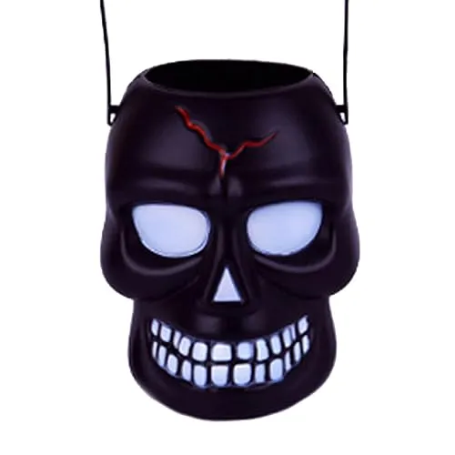 SAZ DEKOR Halloween Candy Bucket Trick or Treat Basket Kids Halloween Party Decoration