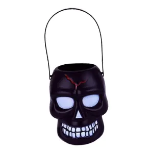 SAZ DEKOR Halloween Candy Bucket Trick or Treat Basket Kids Halloween Party Decoration