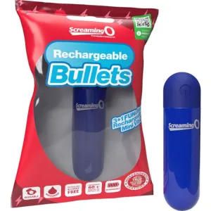 Screaming O Rechargeable Bullet - Blue