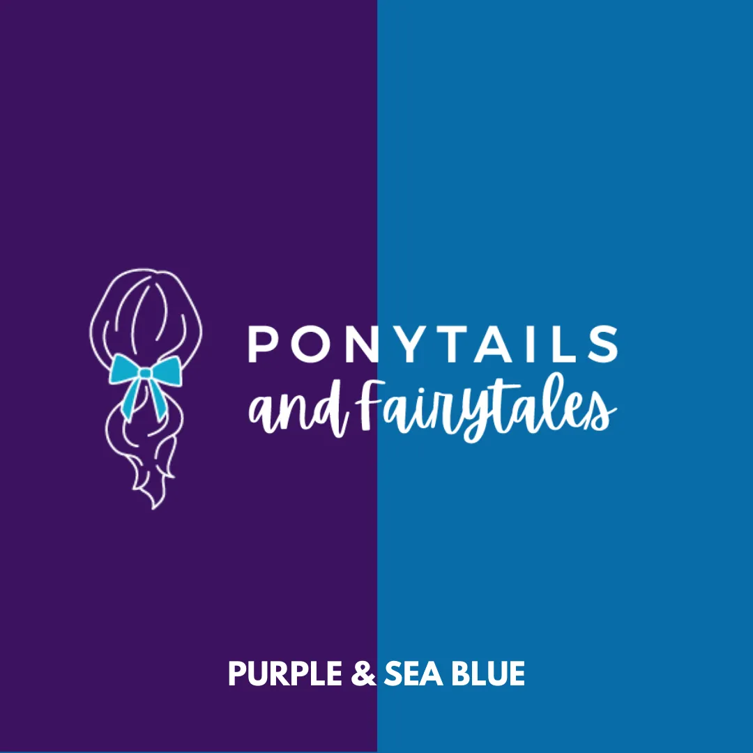 Sea Blue & Purple Hair Accessories