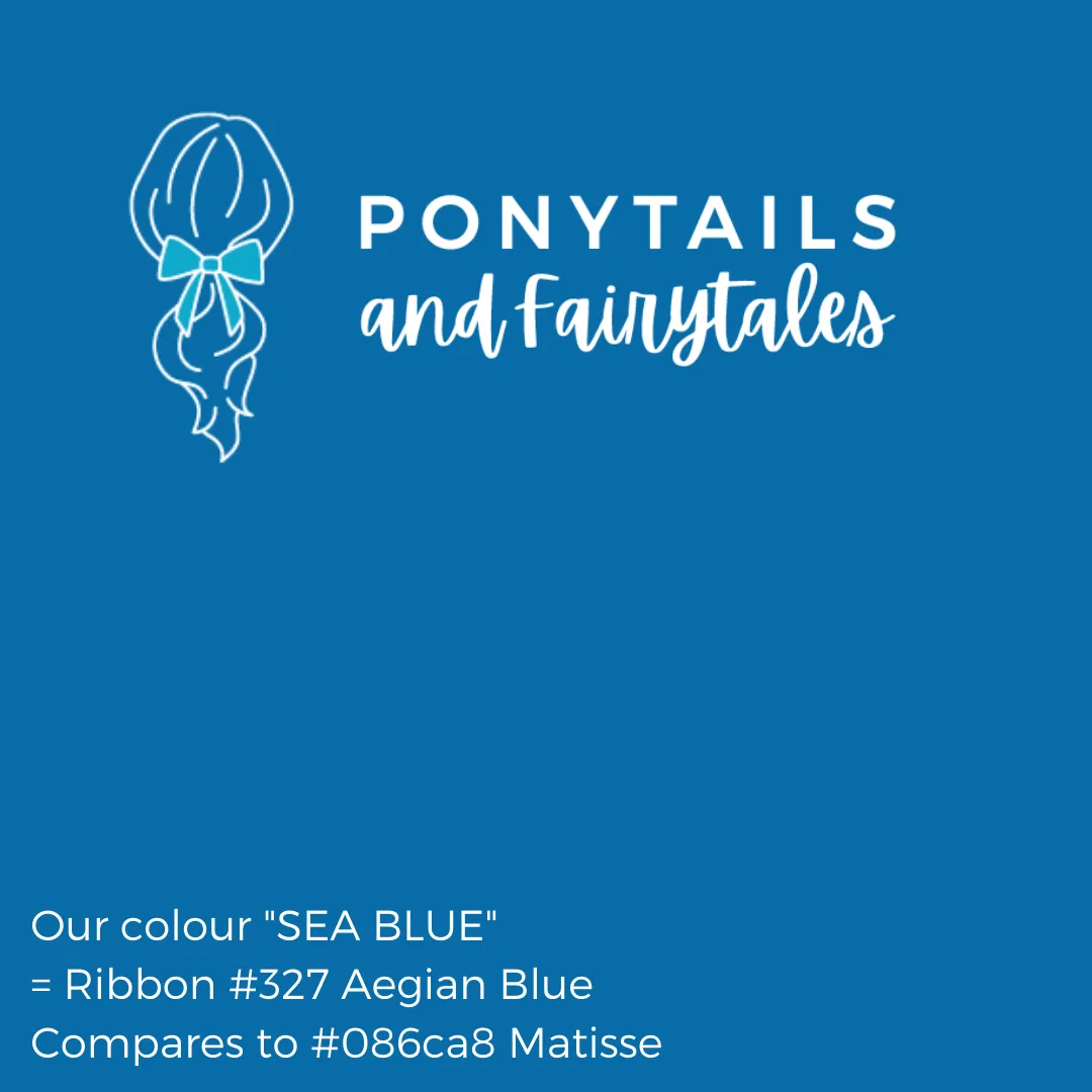 Sea Blue Hair Accessories