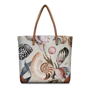 Seashell Tote Bag Classic Coastal Elegance