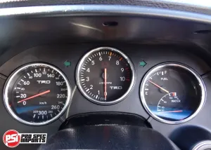 Series 1 Supra Gauge Cluster 3pc Chrome Dash Ring Set - Years '93 to '96