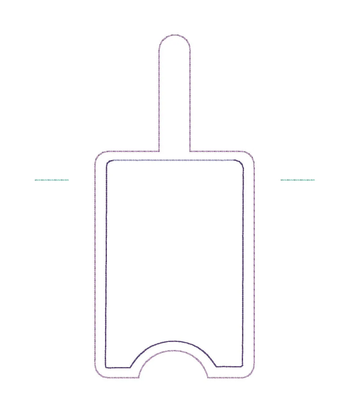 Shaker lanyard card case machine embroidery design (eyelet and snap tab designs included) DIGITAL DOWNLOAD