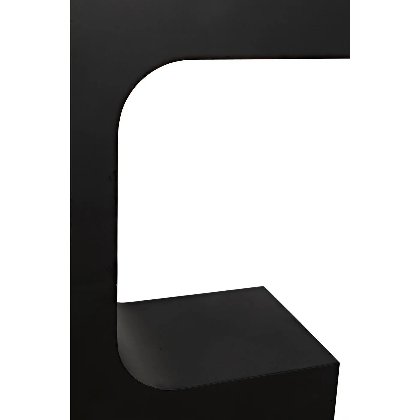 Shiba Console, Black Steel