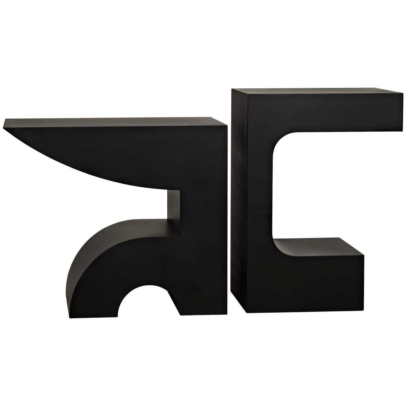 Shiba Console, Black Steel