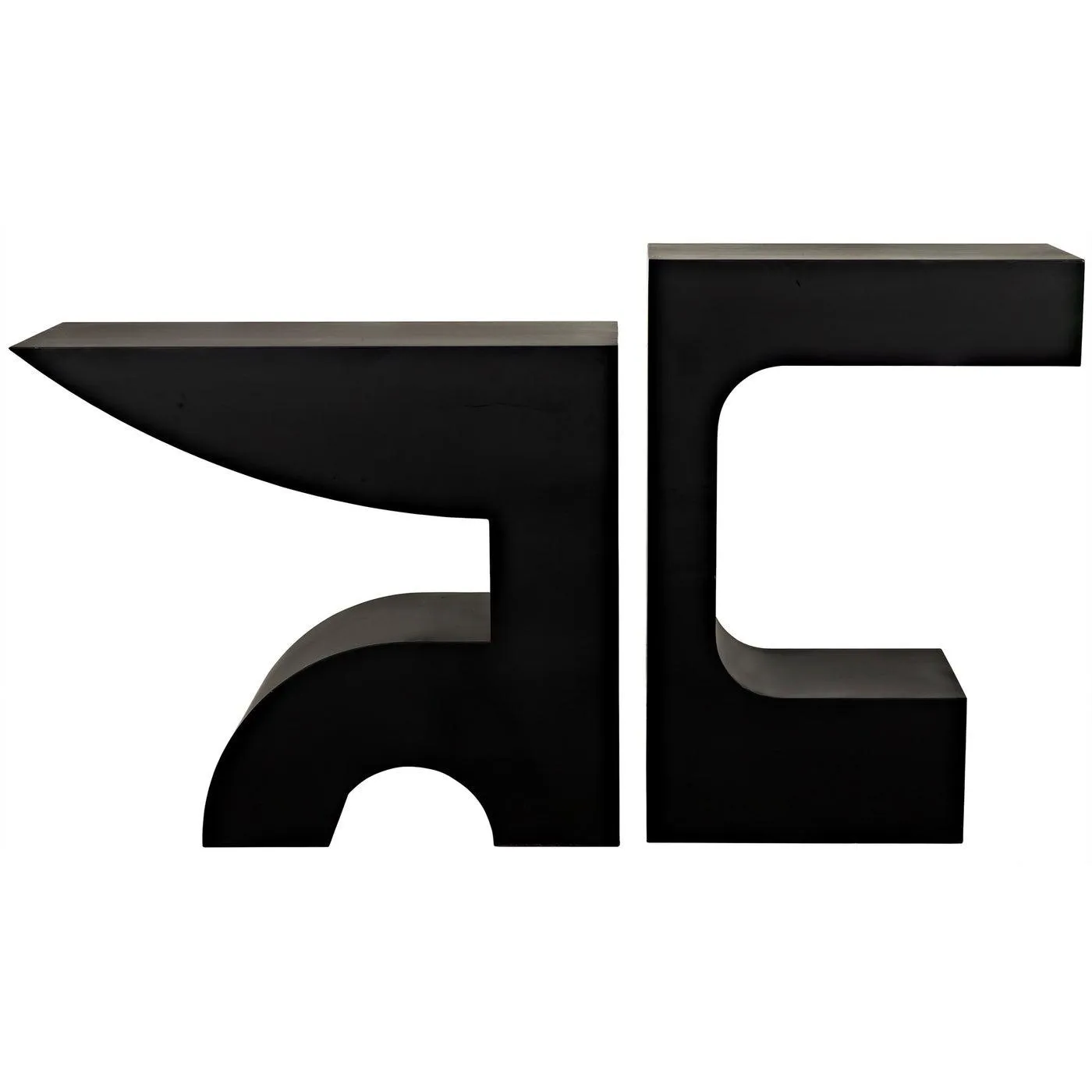 Shiba Console, Black Steel