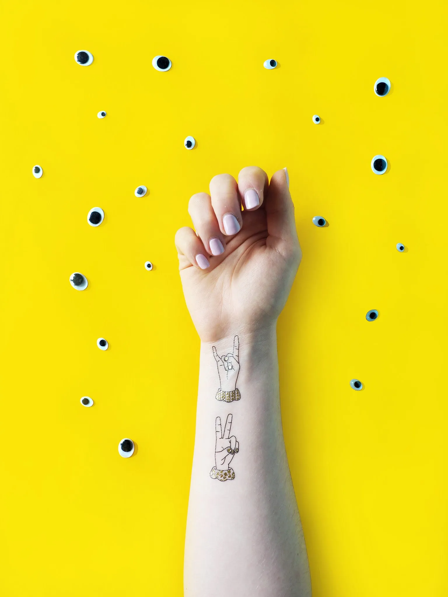 Sign Language Temporary Tattoo