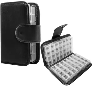 Simply Genius Daily Pill Box Organizer Travel Case, 7 or 14 Day Am Pm