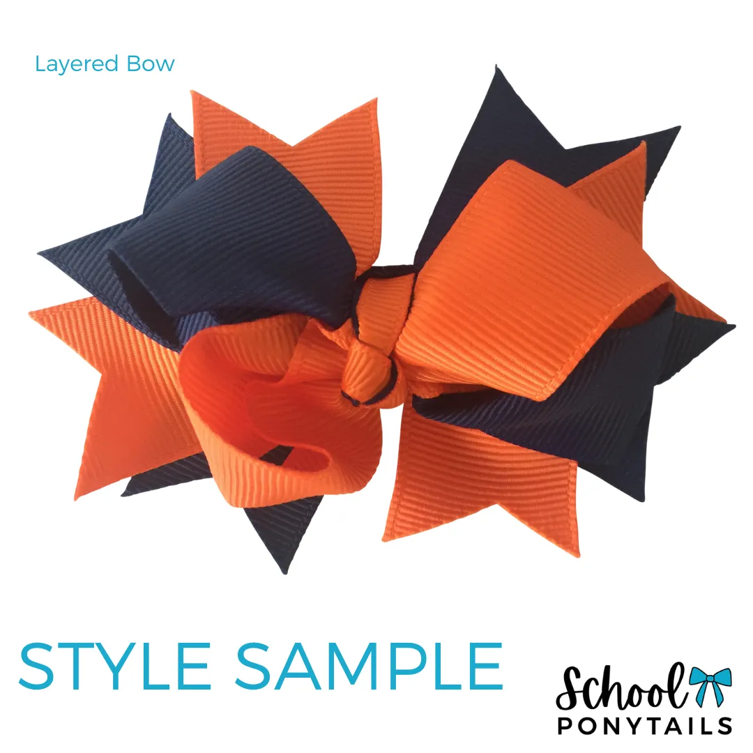 Sky Blue & Brown Hair Accessories