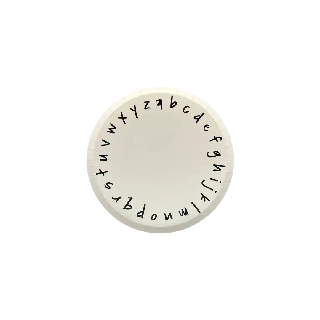 Small ABC Plates