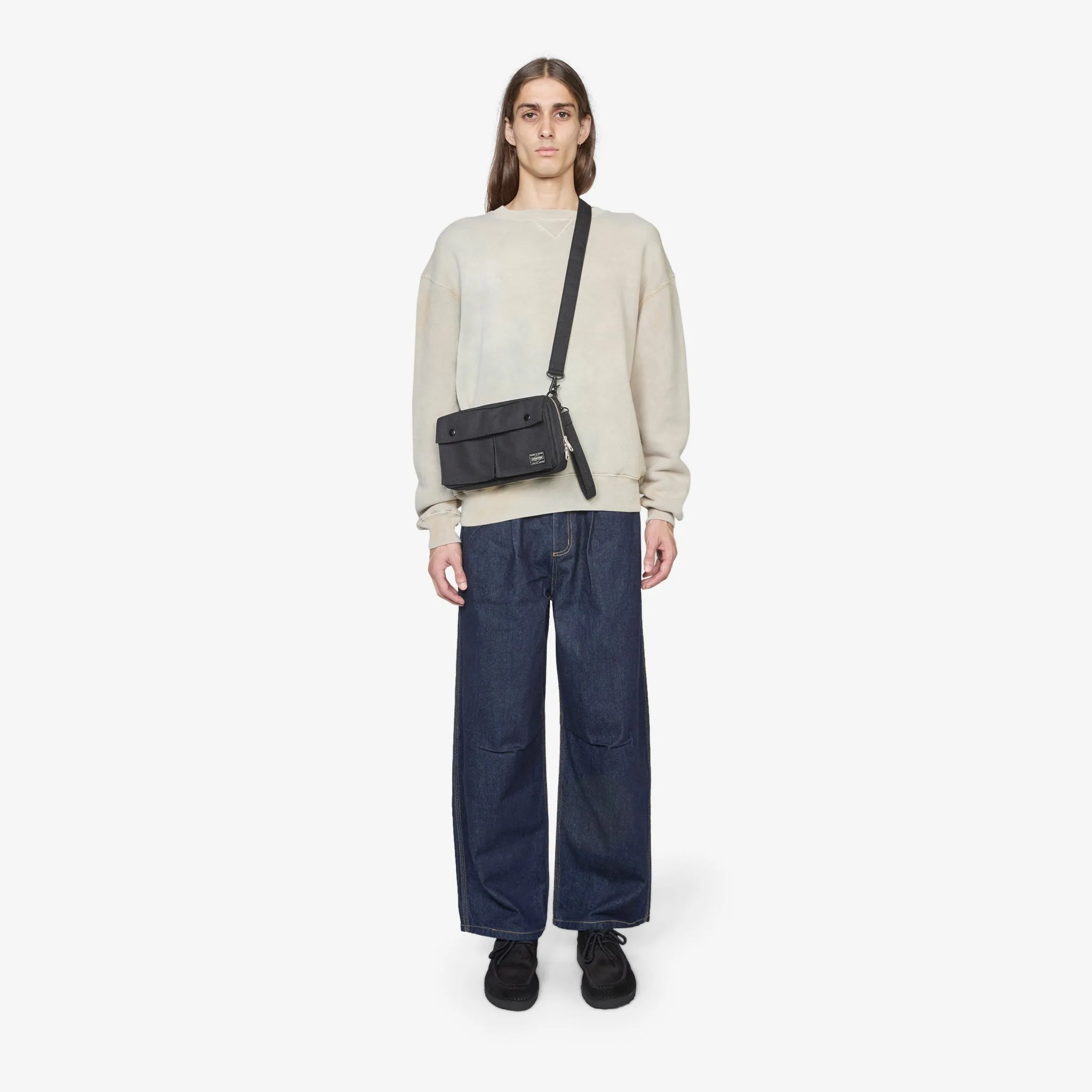 Smoky 2-Way Shoulder Bag Black