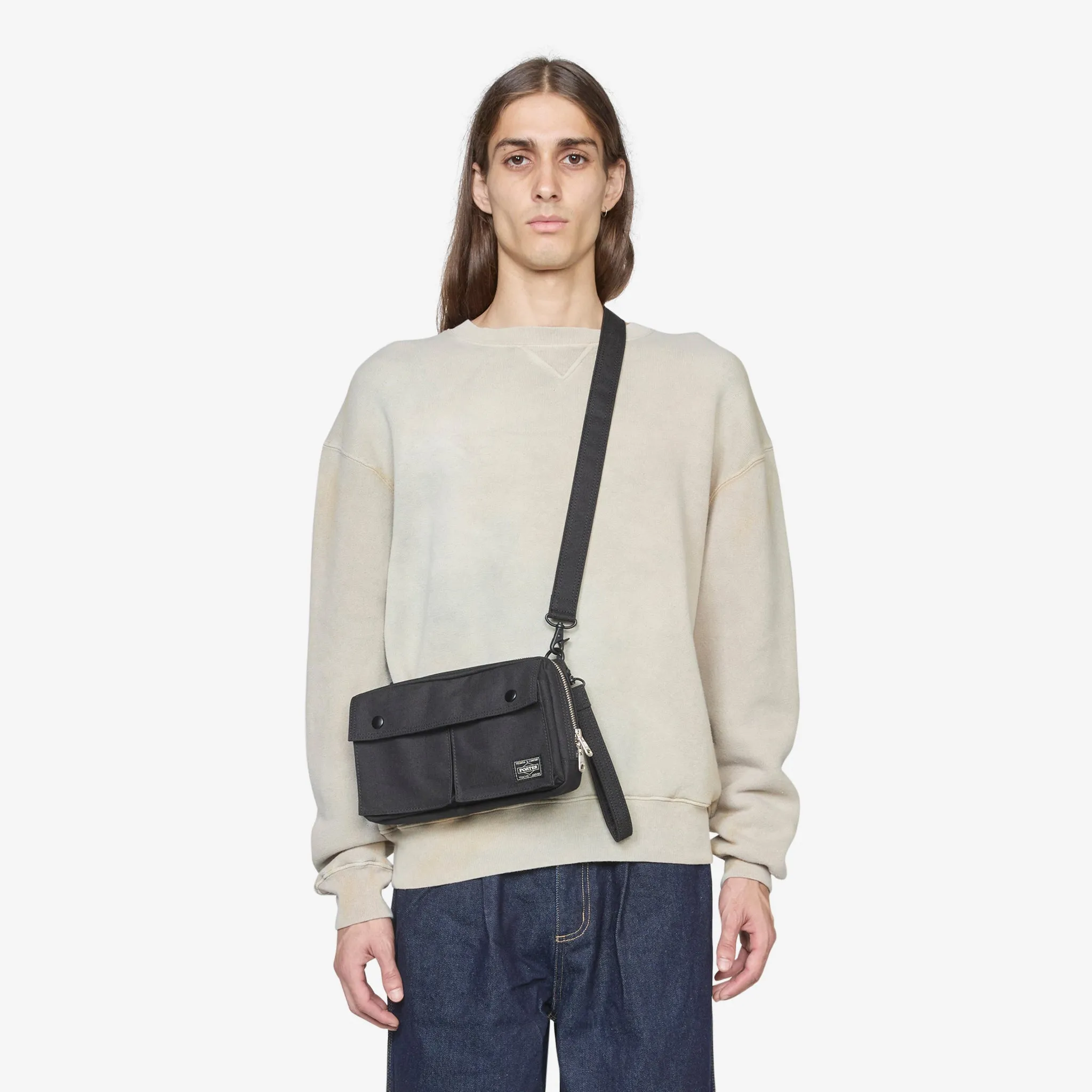 Smoky 2-Way Shoulder Bag Black