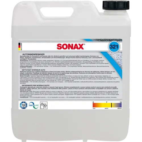 SONAX Car Interior Cleaner 10 Liter