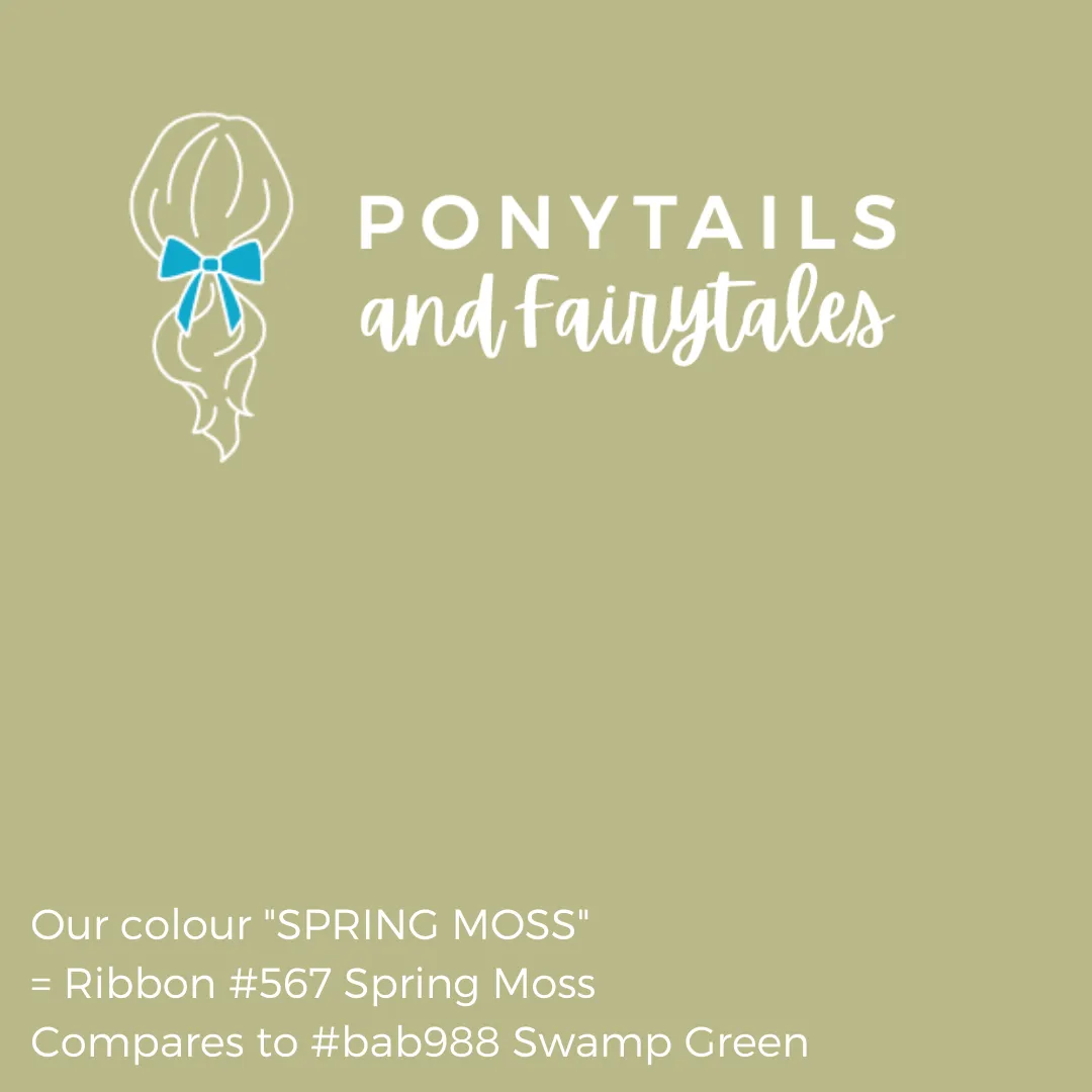 Spring Moss Green Hair Accessories