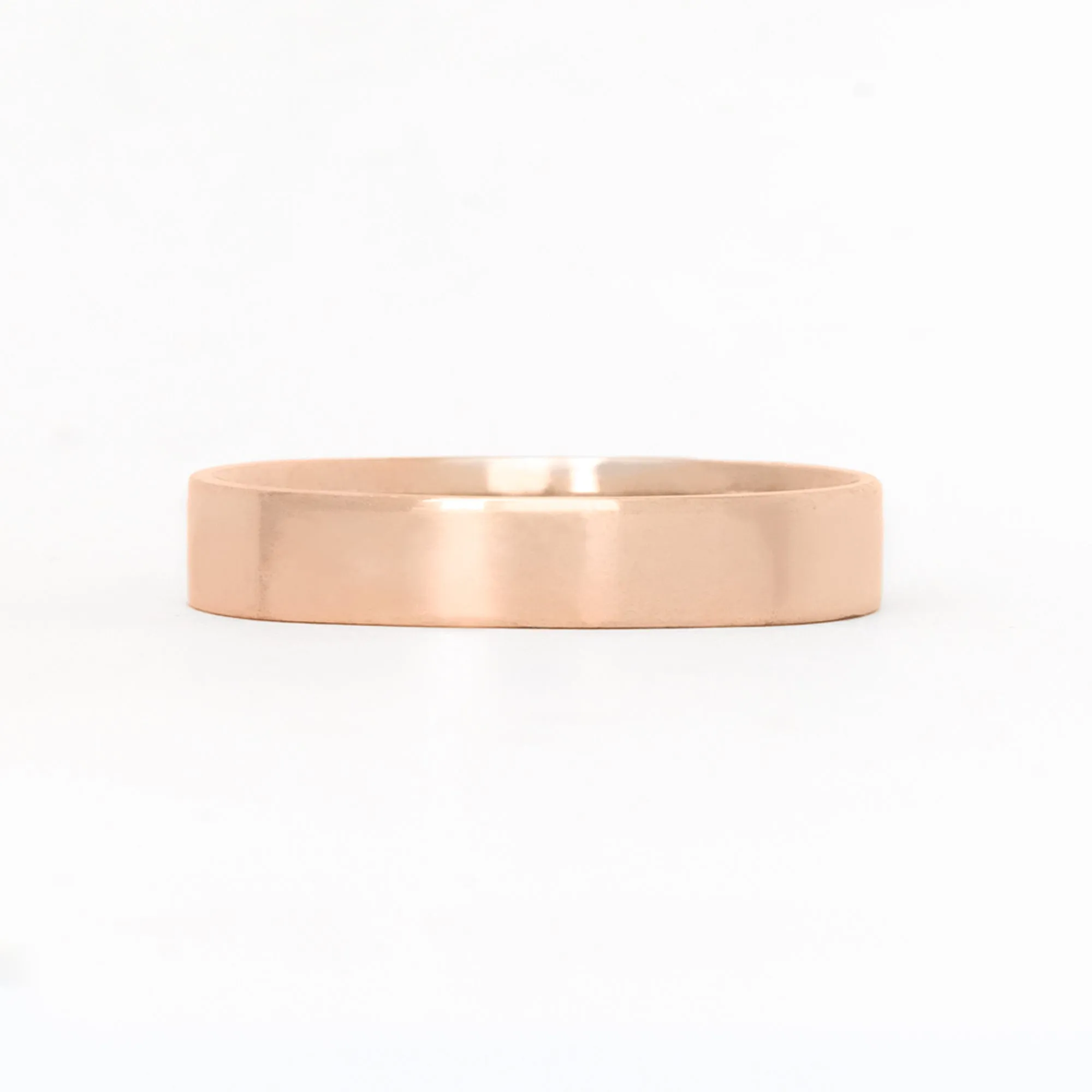 Square 4mm Polished Band