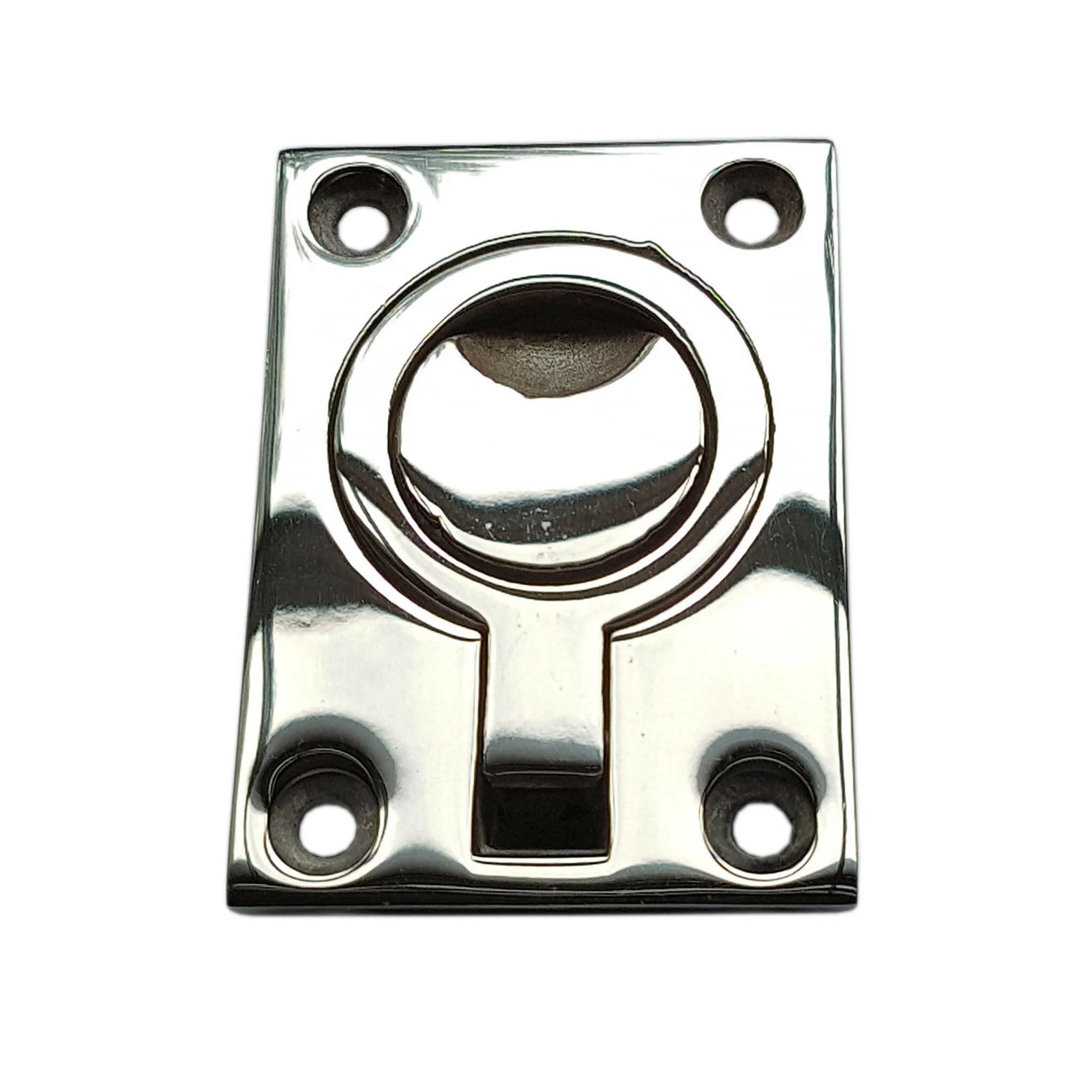 Stainless Steel Flush Ring Pull 63 x 44 mm