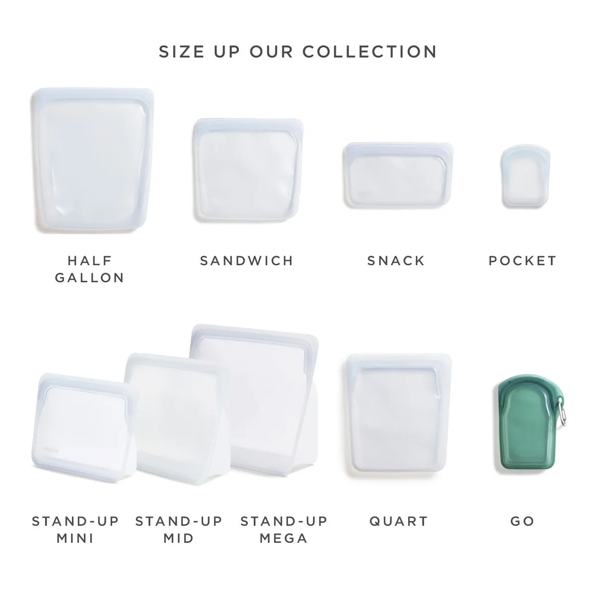 Stasher Bags Reusable Silicone GO Bag