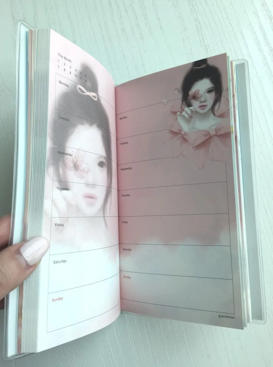 Stay with me Daily Planner Scheduler from Pinkfoot Korea