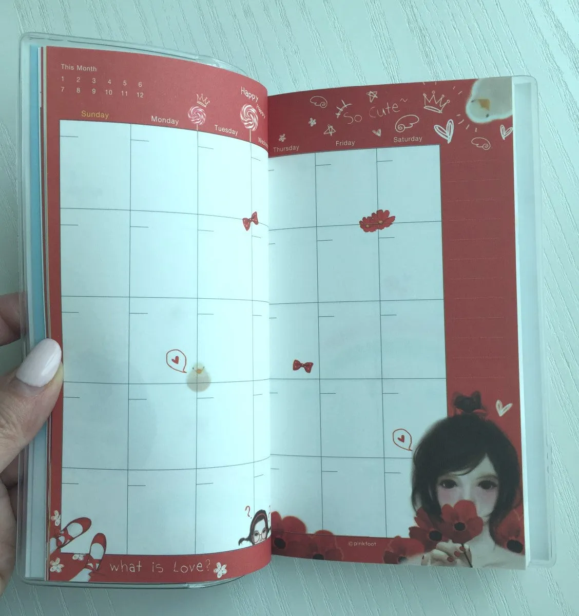 Stay with me Daily Planner Scheduler from Pinkfoot Korea