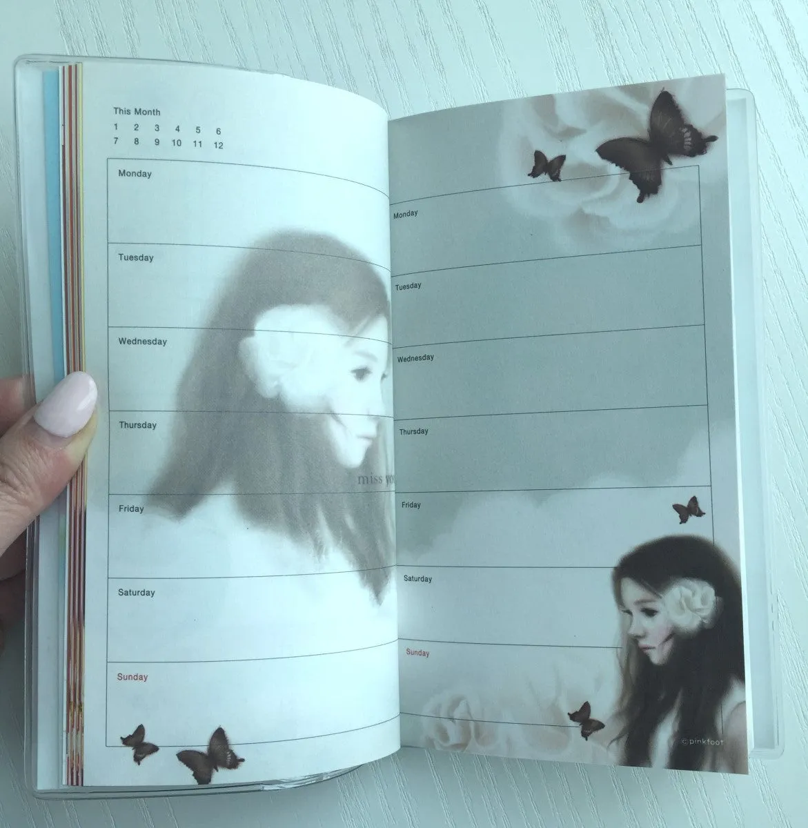 Stay with me Daily Planner Scheduler from Pinkfoot Korea